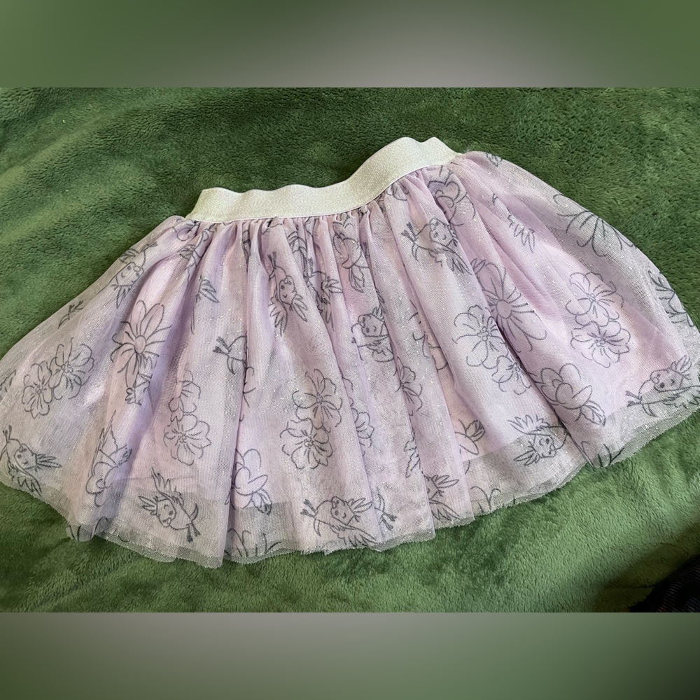 Disney Purple Mini Skirt with Pleated A-Line Design size 4T Princess collection